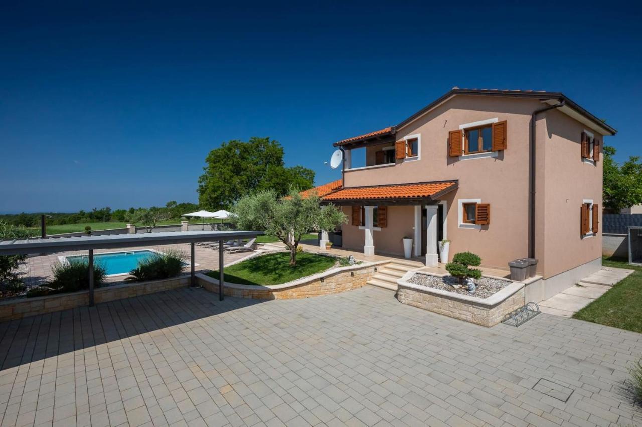 Activity Villa Gita With Pool And Grill In Tinjan Kültér fotó